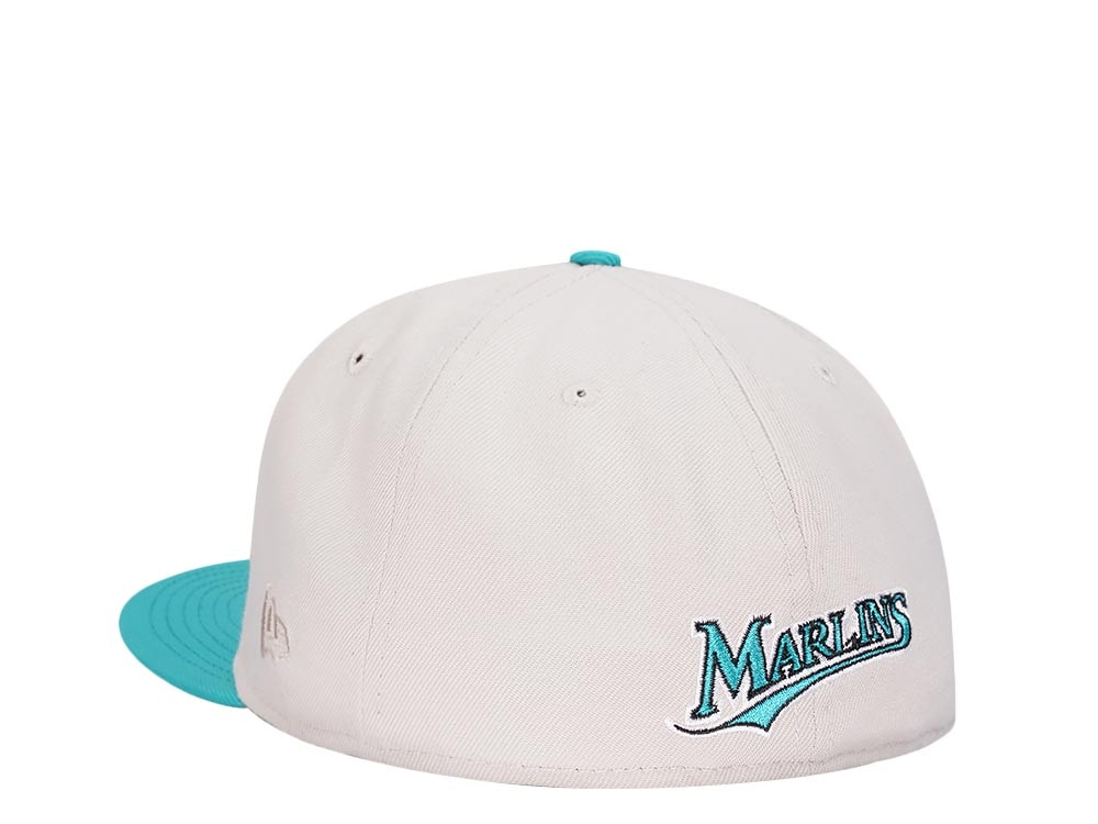 New Era Florida Marlins Inaugural Year 1993 Stone Script Two Tone Prime Edition 59Fifty Fitted Cap