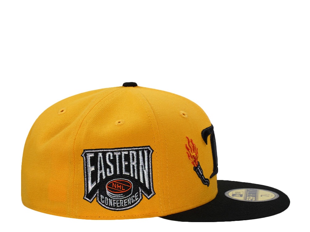 New Era Detroit Red Wings Eastern Conference Gold Two Tone Edition 59Fifty Fitted Cap