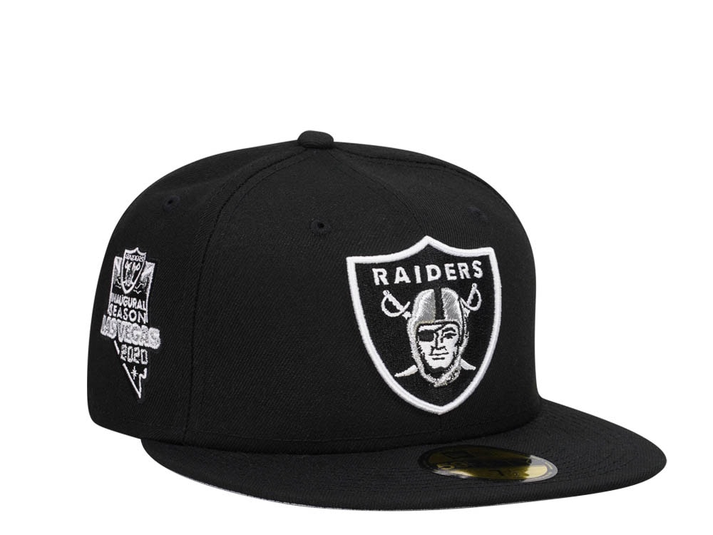 New Era Las Vegas Raiders Inaugural Season 2020 Black Classic Edition 59Fifty Fitted Cap