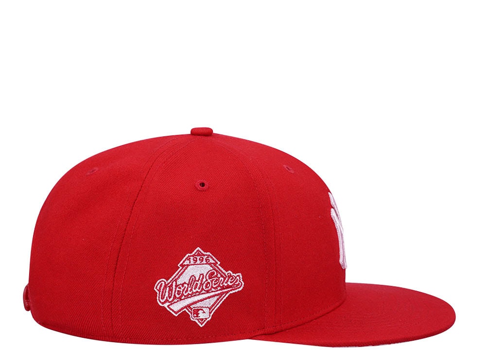 47Brand New York Yankees World Series 1996 Red Sure Shot Under Captain Snapback Cap