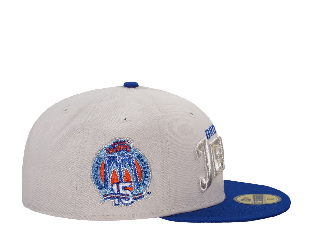 New Era Brooklyn Cyclones 15 Seasons Jefes Stone Two Tone Edition 59Fifty Fitted Cap