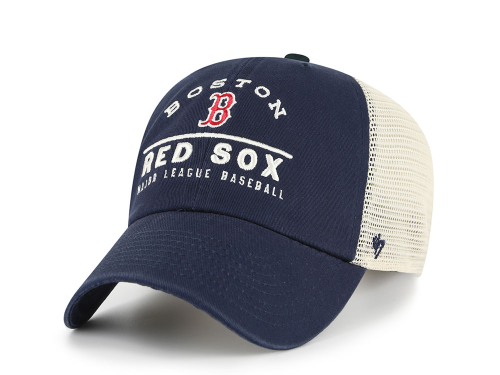 47 Brand Boston Red Sox Navy Clean Up Trucker Snapback Cap