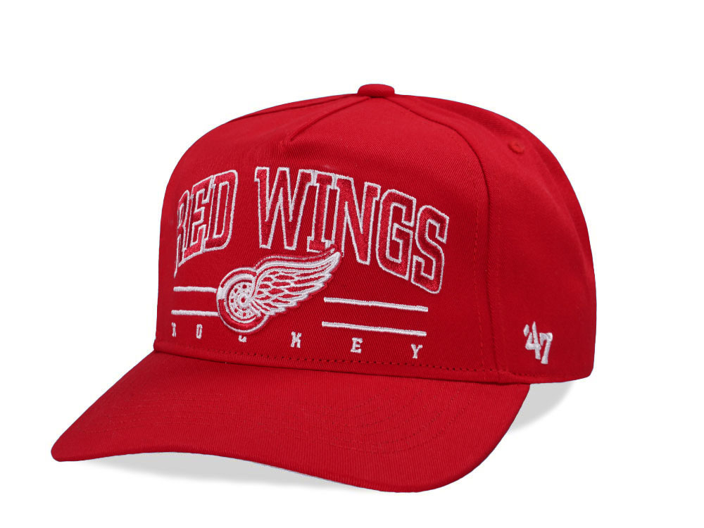 47Brand Detroit Red Wings Red Hitch Edition Snapback Cap