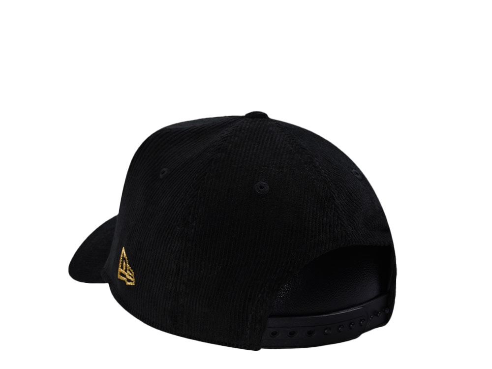 New Era Anaheim Angels 20th Anniversary Black Corduroy Edition 9Forty A Frame Snapback Cap