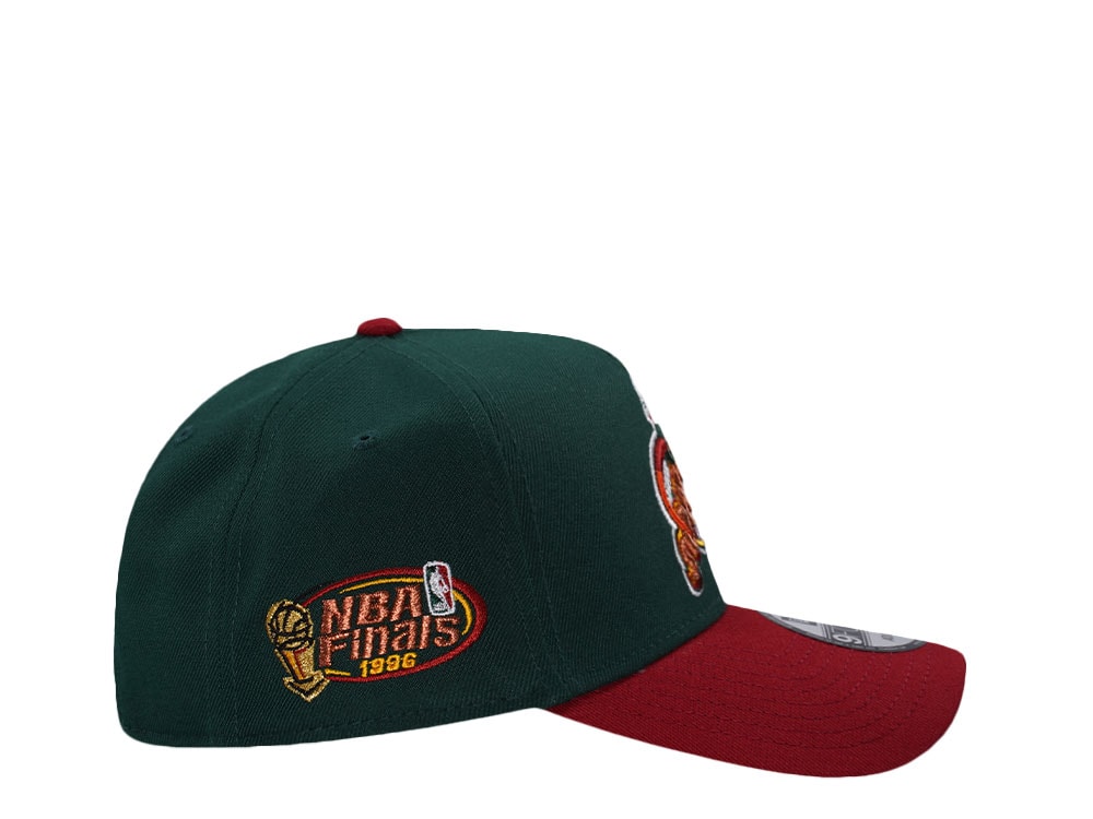 New Era Seattle Supersonics NBA Finals 1996 Green Two Tone Edition 9Forty A Frame Snapback Cap