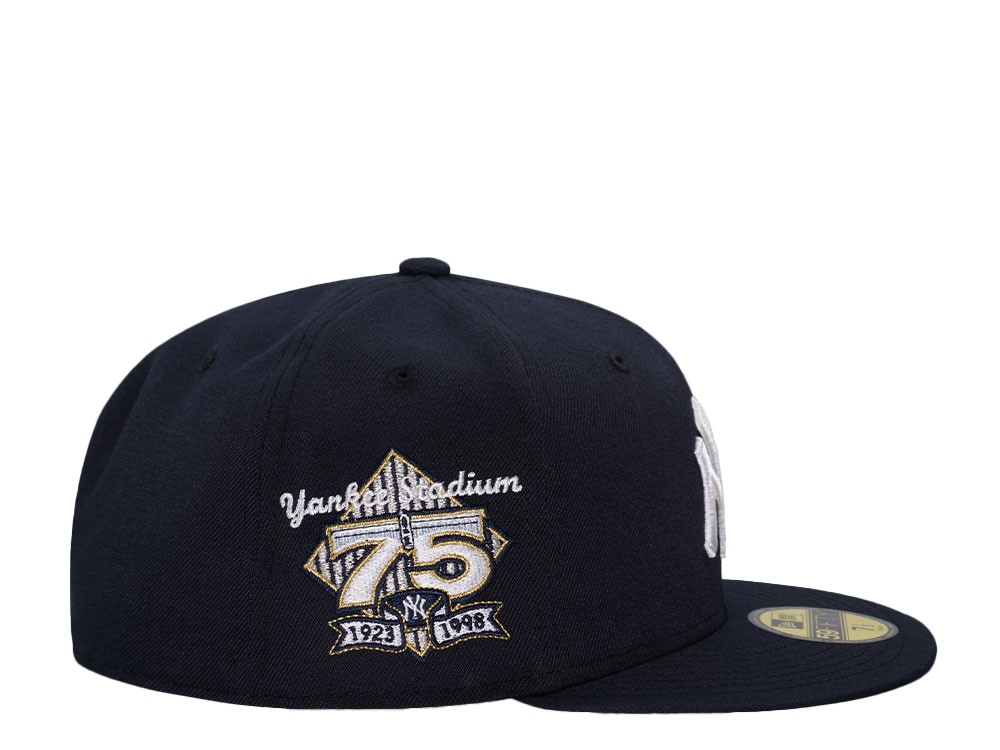 New Era New York Yankees 75 Years Yankee Stadium Navy Edition 59Fifty Fitted Cap