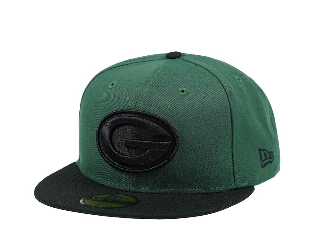 New Era Green Bay Packers All About Green and Black Edition 59Fifty Fitted Cap