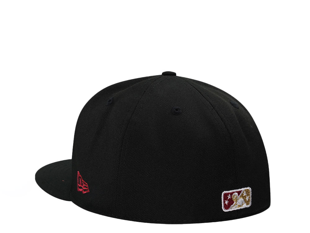New Era Salt Lake Stingers Black Throwback Edition 59Fifty Fitted Cap