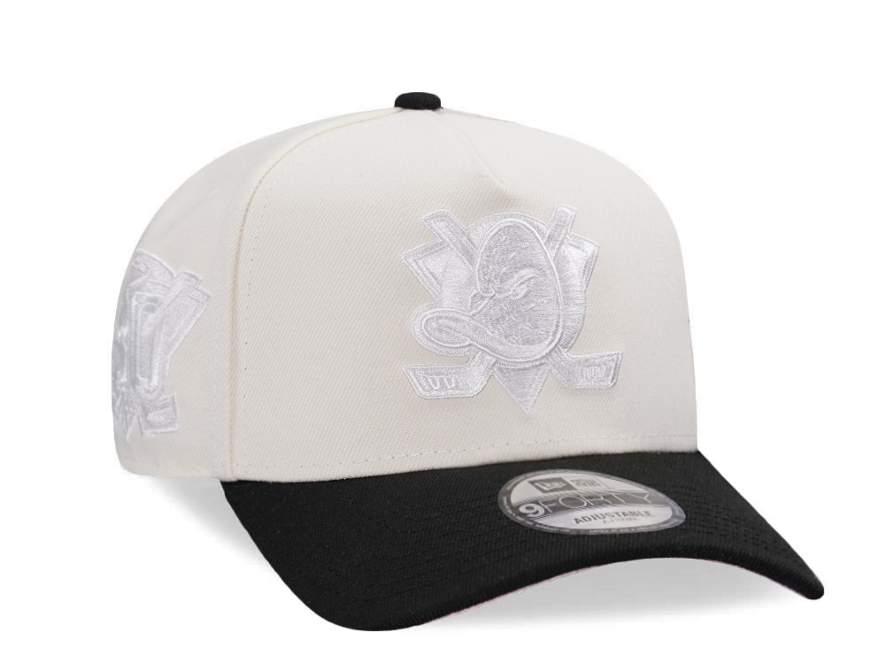New Era Anaheim Ducks 30th Anniversary Chrome Edition 9Forty A Frame Snapback Cap