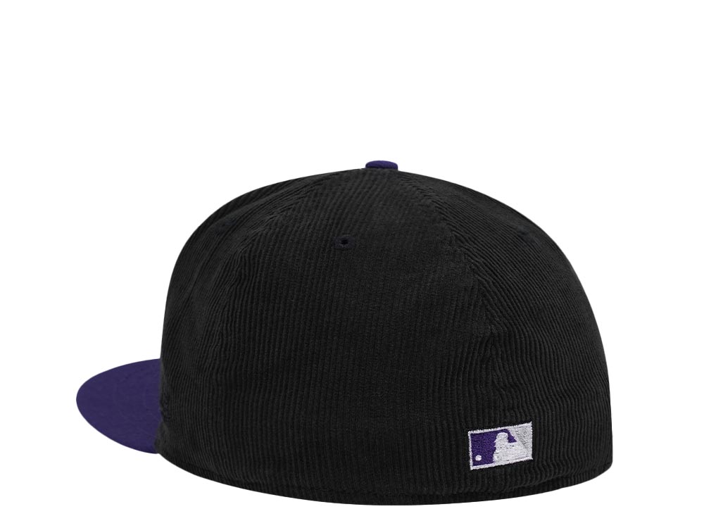 New Era Colorado Rockies 10th Anniversary Throwback Two Tone Corduroy Edition 59Fifty Fitted Cap