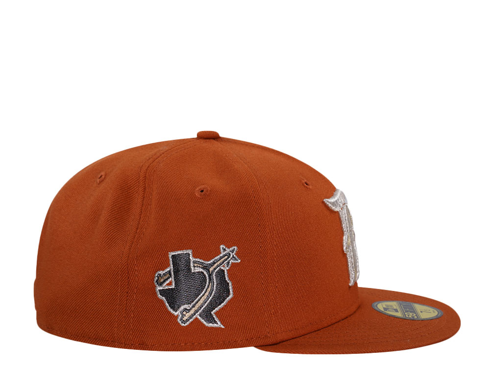 New Era Texas Rangers Rusty Silver City Connect Edition 59Fifty Fitted Cap