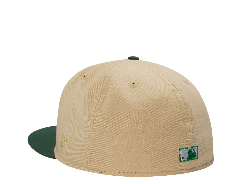 New Era Miami Marlins Stadium Patch Vegas Two Tone Metallic Edition 59Fifty Fitted Cap