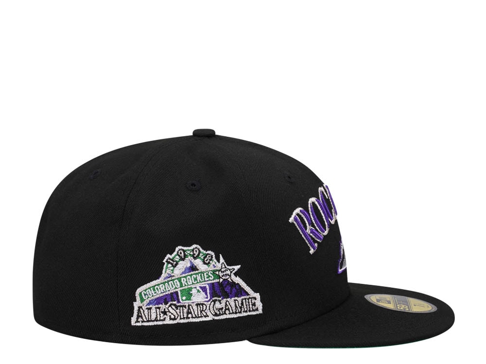 New Era Colorado Rockies All Star Game 1998 Black Throwback Edition 59Fifty Fitted Cap
