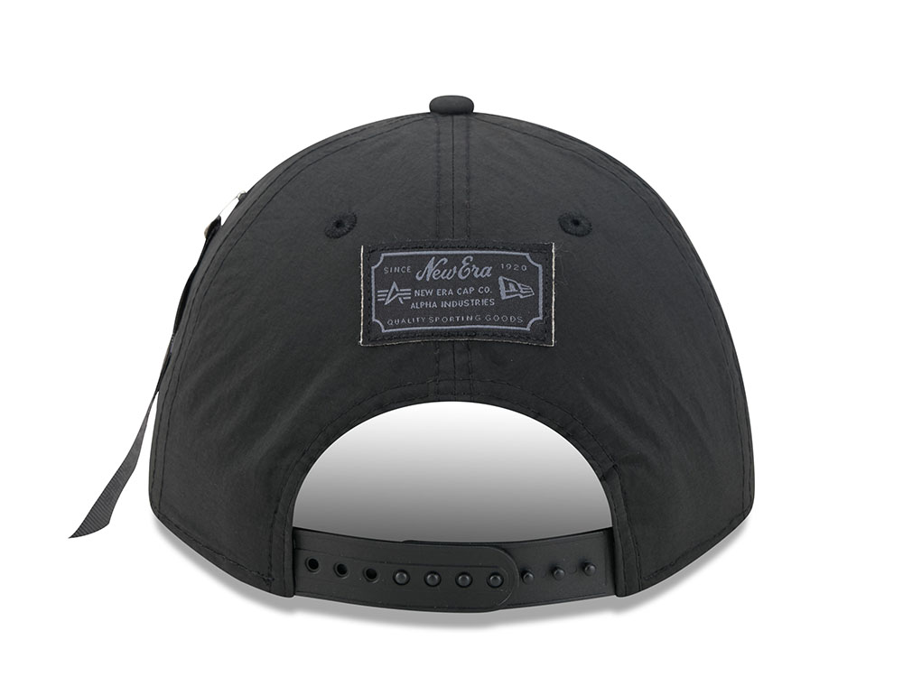 New Era Alpha Industries Detroit Tigers Black Prime Edition 9Forty M Crown A Frame Snapback Cap