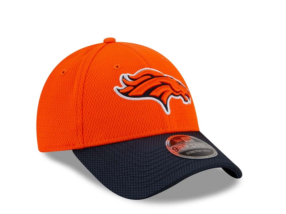 New Era Denver Broncos Road Sideline 9Forty Stretch Snapback Cap