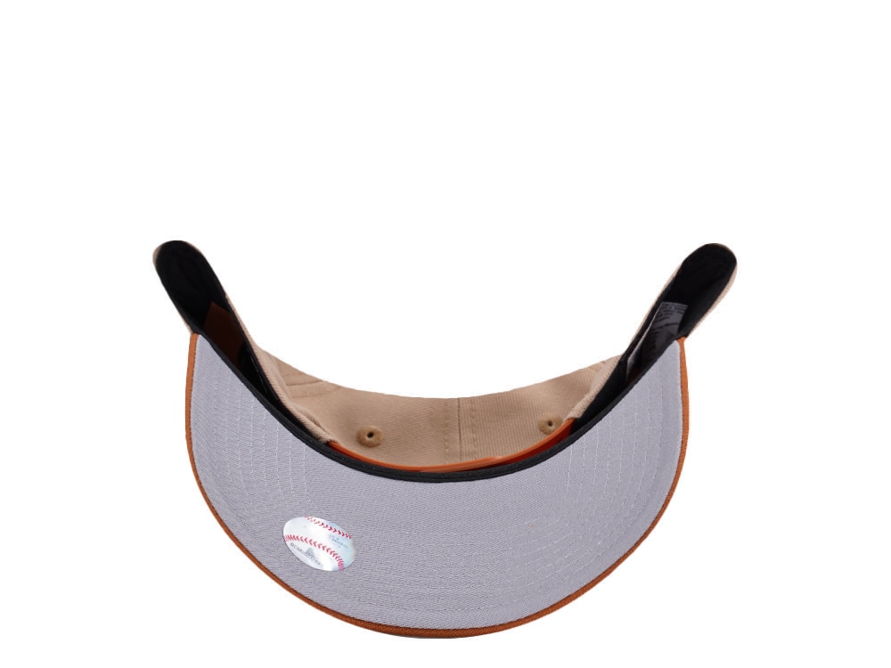 New Era New York Yankees World Series 2000 Pumpkin Spice Edition 9Forty A Frame Snapback Cap