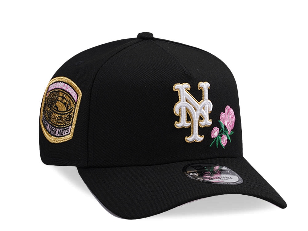New Era New York Mets World Series 1969 Black Prime Edition 9Forty A Frame Snapback Cap