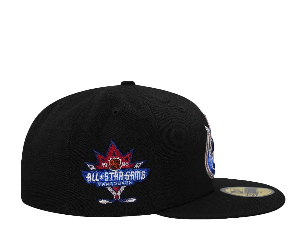 New Era Vancouver Canucks All Star Game 1998 Black Throwback Edition 59Fifty Fitted Cap