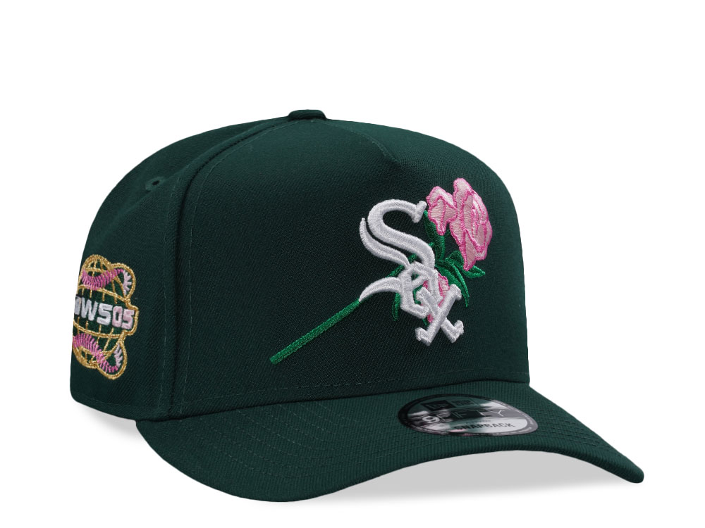 New Era Chicago White Sox World Series 2005 Dark Green Rose Edition 9Fifty A Frame Snapback Cap
