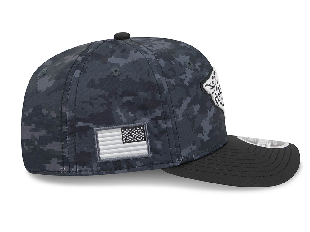 New Era Jacksonville Jaguars NFL Salute to Service 2026 Digi Camo Black 9Seventy Stretch Snapback Cap