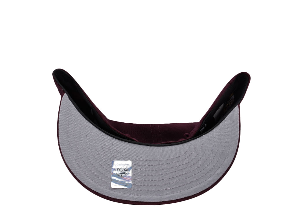 New Era New Jersey Devils 20th Anniversary Maroon Prime Edition 59Fifty Fitted Cap