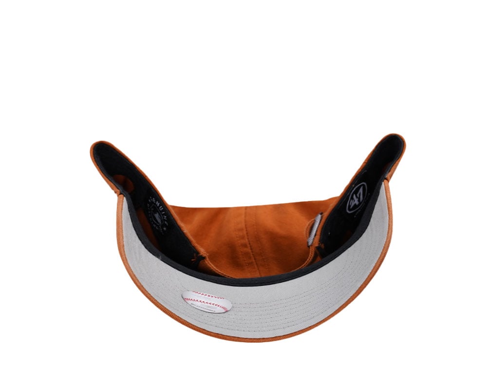 47Brand New York Yankees Burnt Orange Base Runner Clean up Strapback Cap