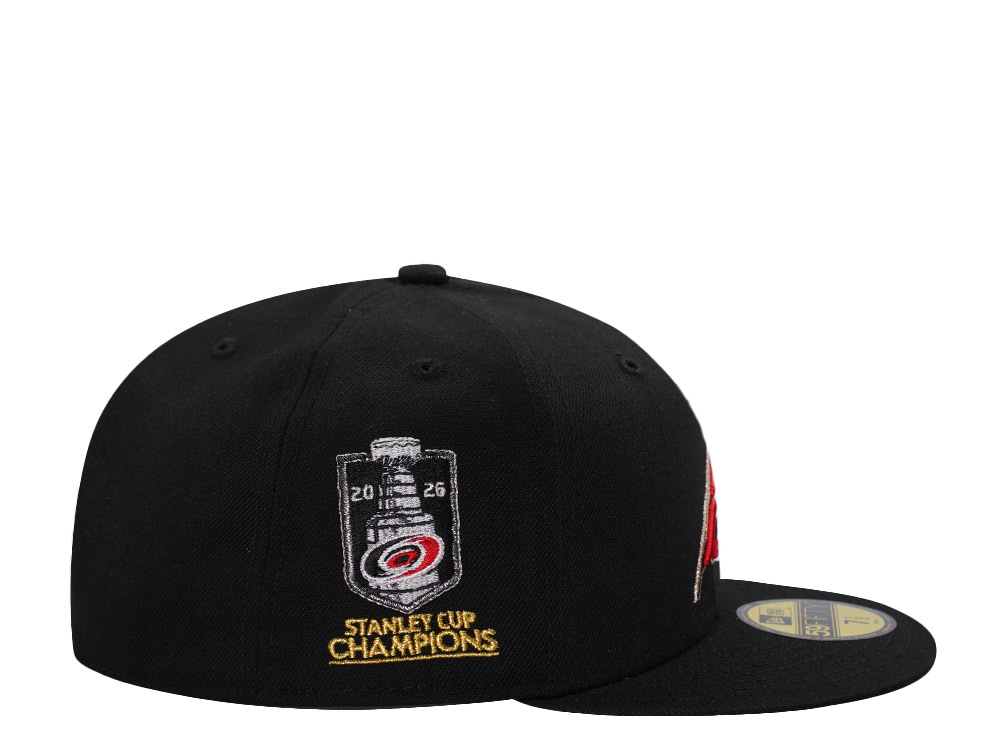 New Era Carolina Hurricanes Stanley Cup Champions 2026 Black Prime Edition 59Fifty Fitted Cap