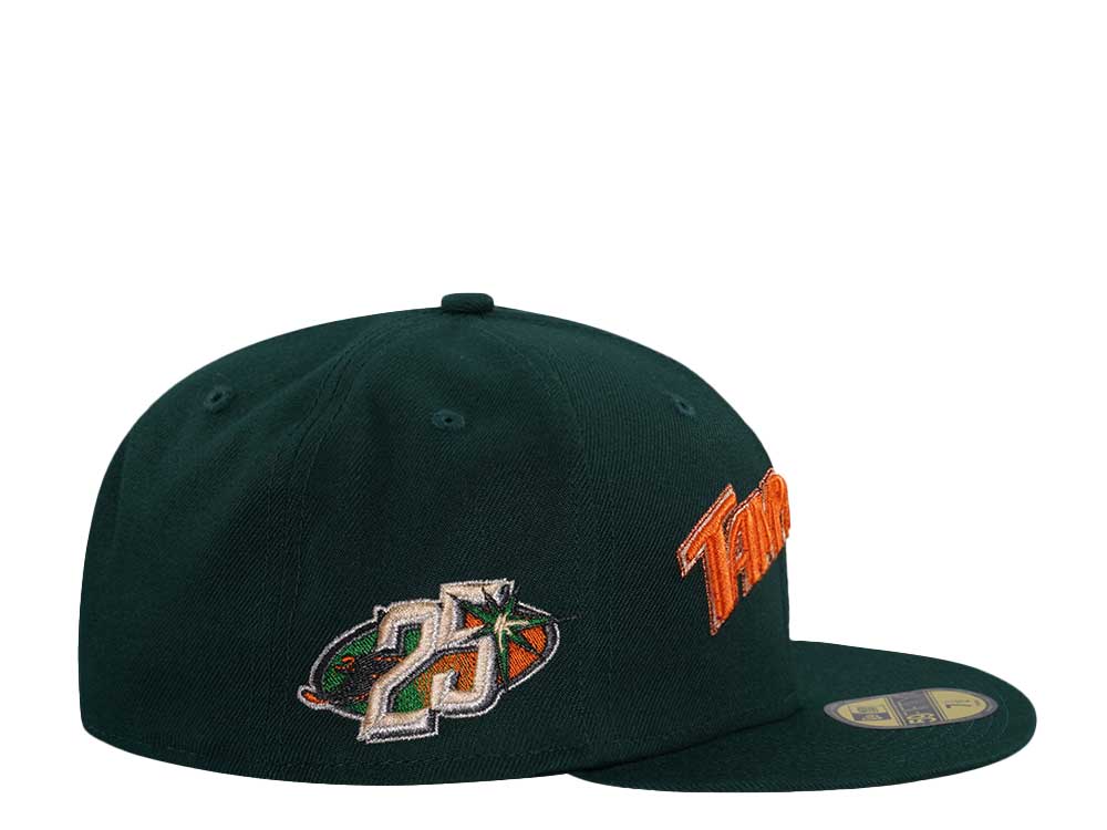 New Era Tampa Bay Rays 25th Anniversary Dark Green Prime Edition 59Fifty Fitted Cap