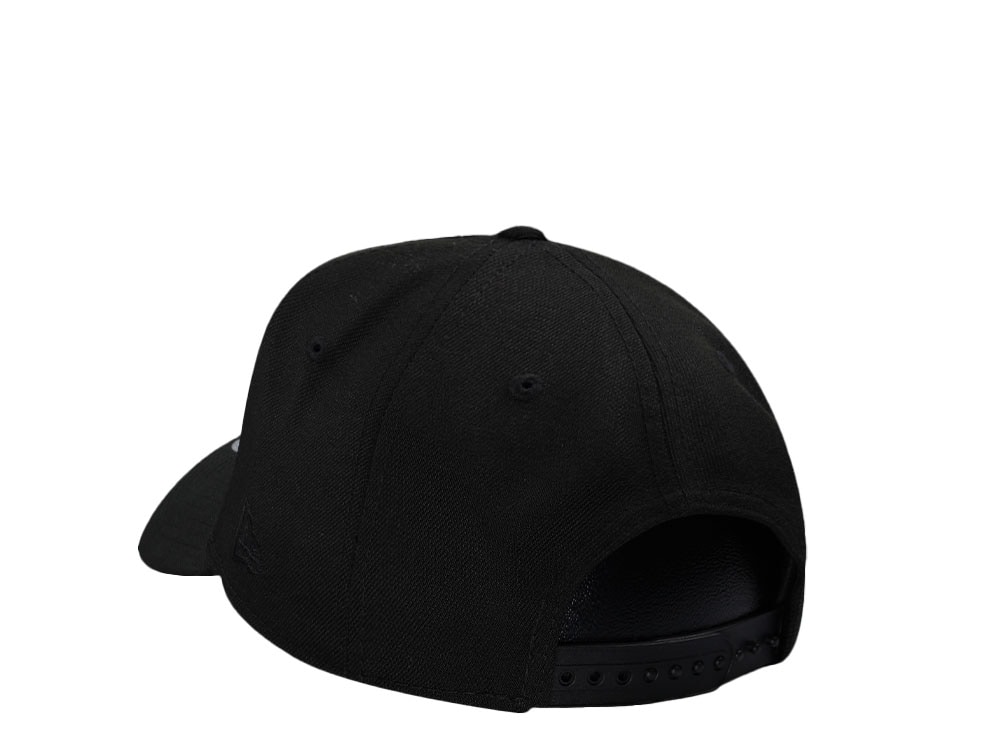 New Era Los Angeles Dodgers Lettering Black 9Forty A Frame Snapback Cap