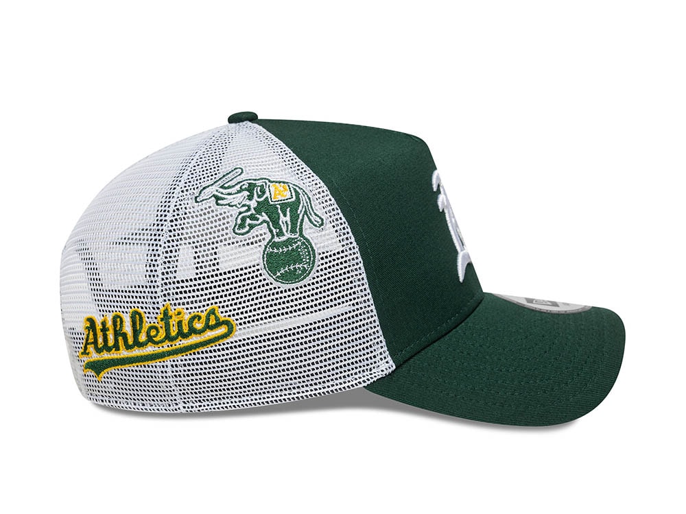 New Era Oakland Athletics Multi Patch 9Forty A Frame Trucker Snapback Cap
