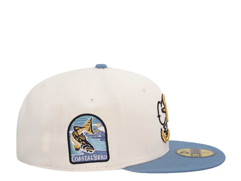 New Era Corpus Christi Hooks Coastal Bend Chrome Two Tone Edition 59Fifty Fitted Cap