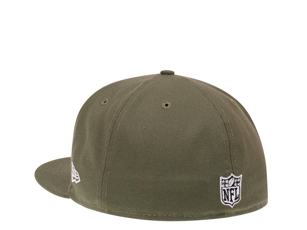New Era New York Giants Super Bowl XLII Olive Throwback Edition 59Fifty Fitted Cap