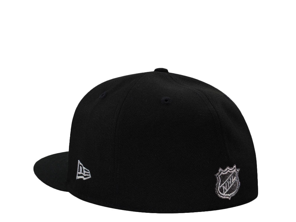 New Era Tampa Bay Lightning Metallic Black Prime Edition 59Fifty Fitted Cap