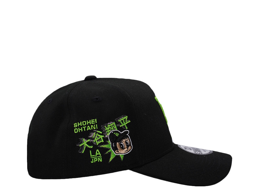 New Era Los Angeles Dodgers Ohtani Neon Green Black Prime Edition 9Forty A Frame Snapback Cap
