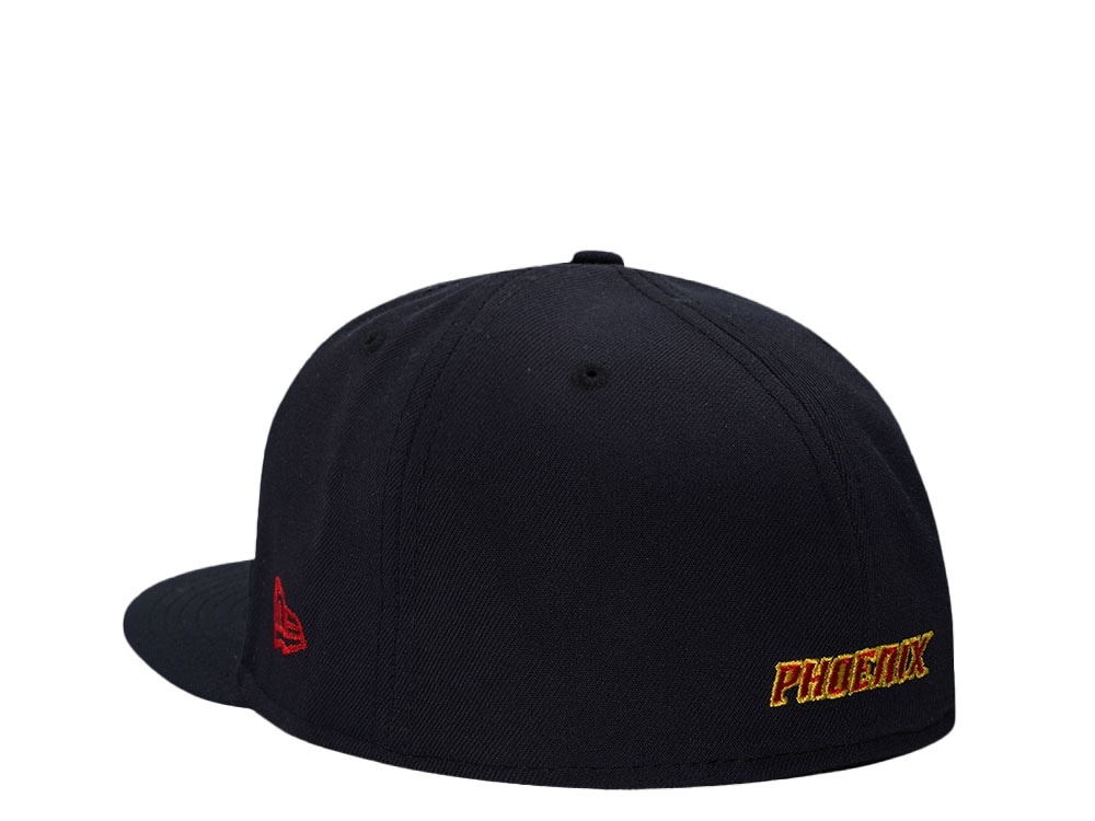 New Era Phoenix Suns Valley Script Navy Classic Edition 59Fifty Fitted Cap