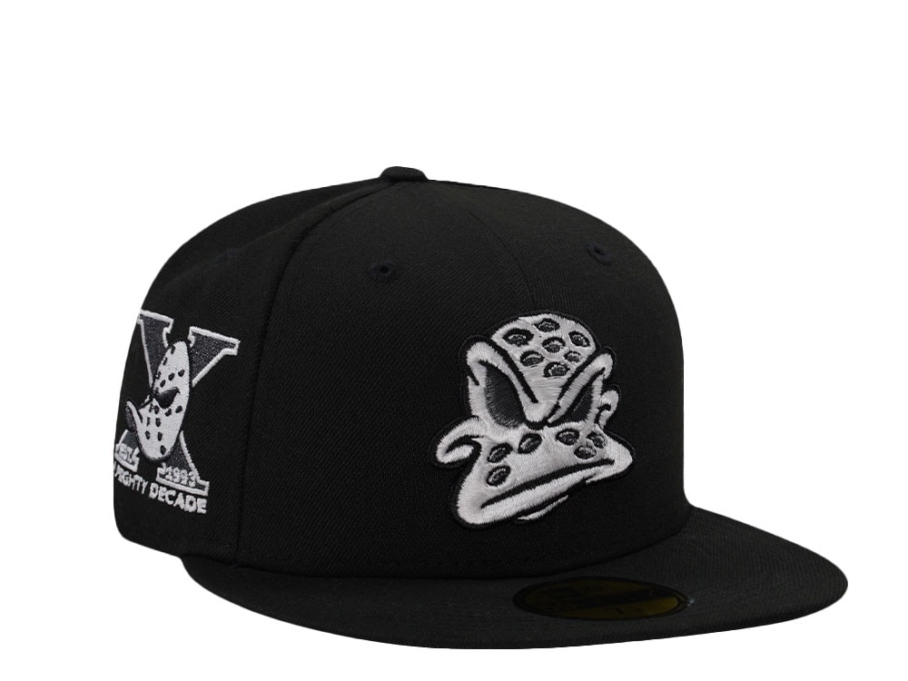 New Era Anaheim Ducks 10th Anniversary Black Prime Edition 59Fifty Fitted Cap