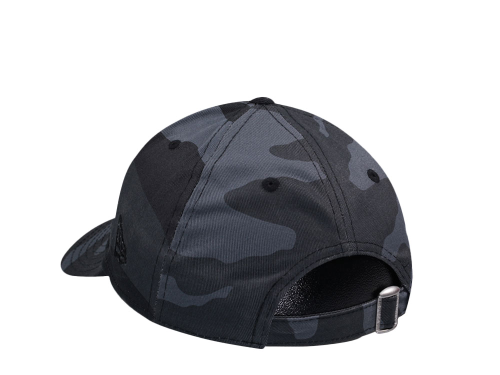 New Era New York Yankees League Essential Gray Camo Kids 9Forty Strapback Cap