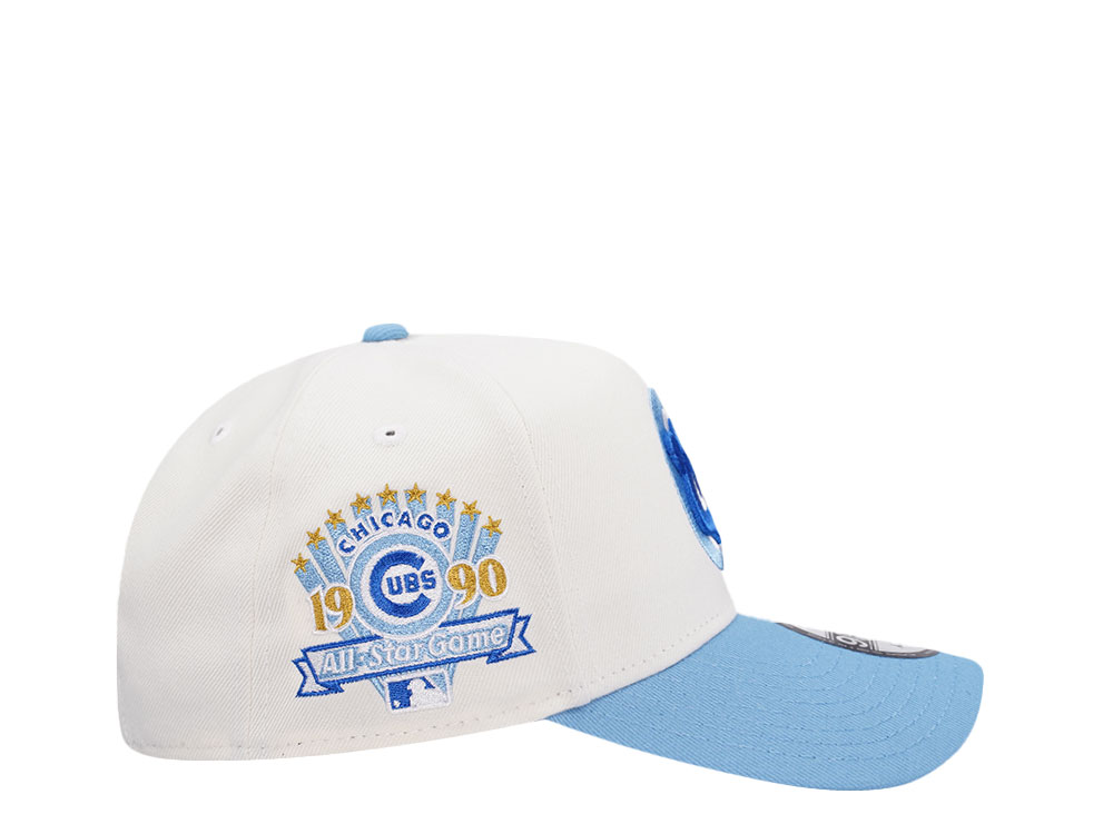 New Era Chicago Cubs All Star Game 1990 Ice Blue Edition 9Forty A Frame Snapback Cap