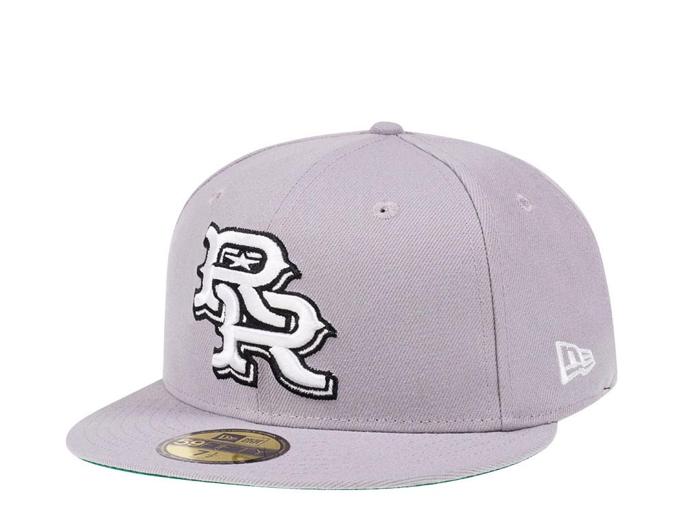New Era Round Rock Express Gray Throwback Edition 59Fifty Fitted Cap