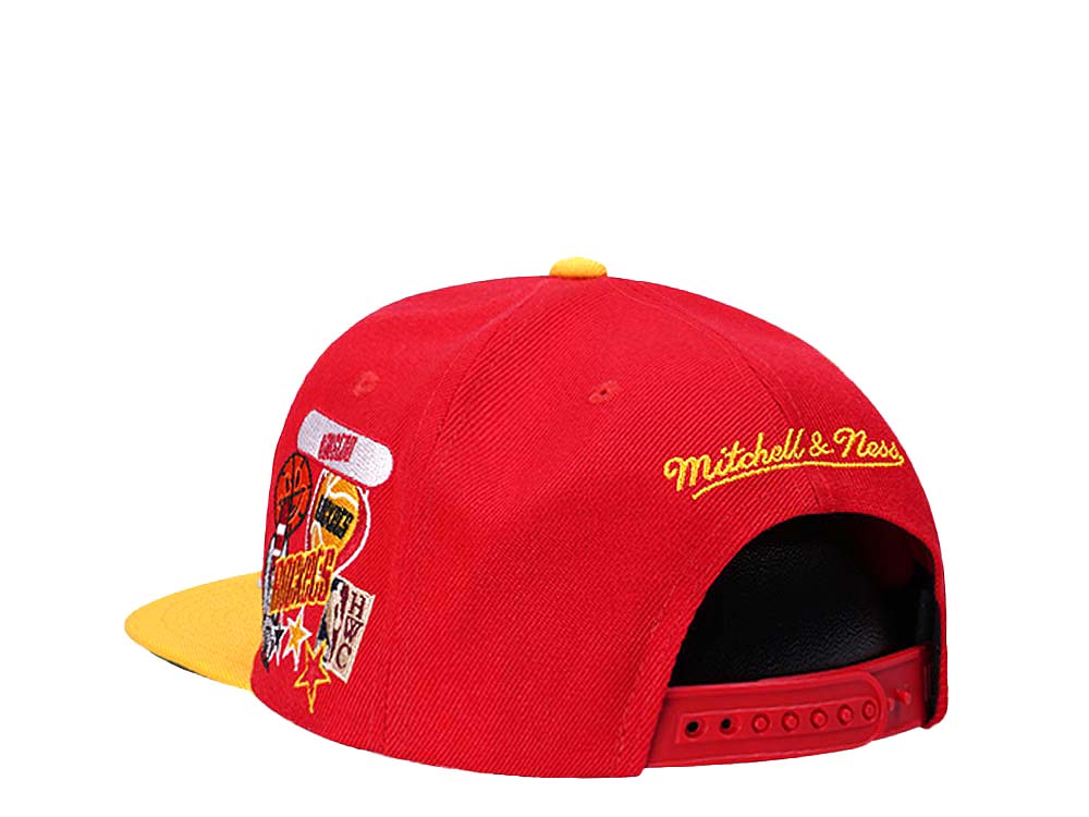 Mitchell & Ness Houston Rockets Patch Overload Hardwood Classic Snapback Cap