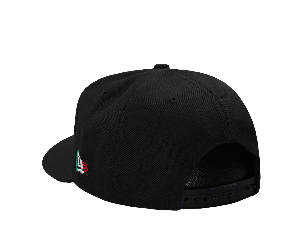 New Era Mexico Black Prime Edition 9Fifty A Frame Snapback Cap