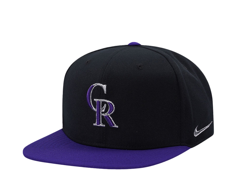 Nike Colorado Rockies Dri-Fit Pro Black Two Tone Edition Snapback Cap