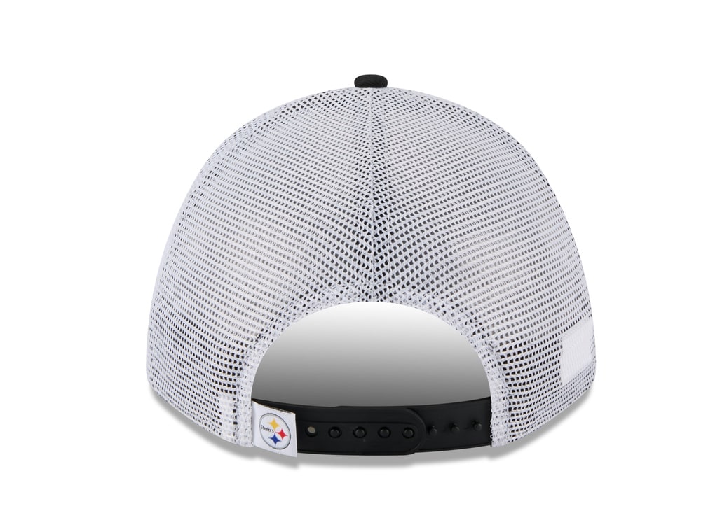 New Era Pittsburgh Steelers Official Team Color Edition 9Forty M Crown A Frame Trucker Snapback Cap