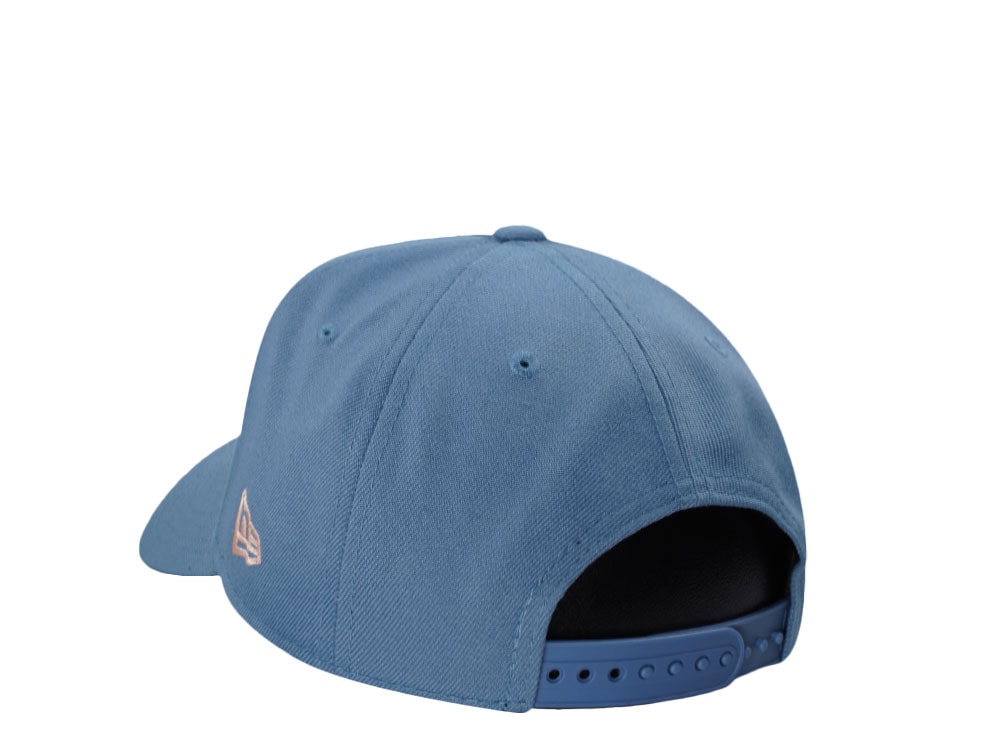 New Era Los Angeles Dodgers World Series 2024 Indigo Peach Edition 9Forty A Frame Snapback Cap