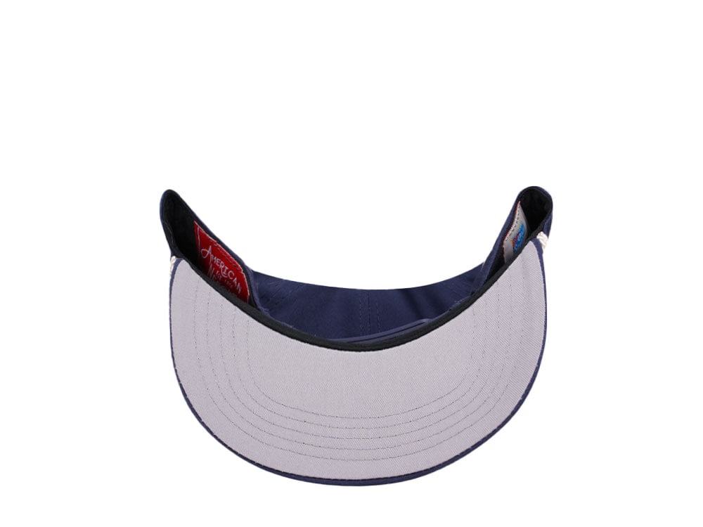 American Needle Old Style Canvas Cappy Navy Casual Snapback Cap