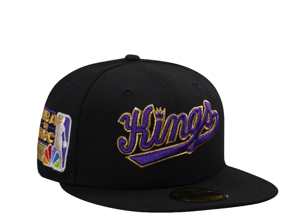 New Era Sacramento Kings NBA on NBC Black Prime Edition 59Fifty Fitted Cap