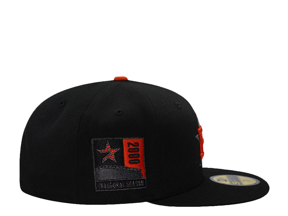 New Era Houston Astros Inaugural Season 2000 Black Rose Prime Edition 59Fifty Fitted Cap