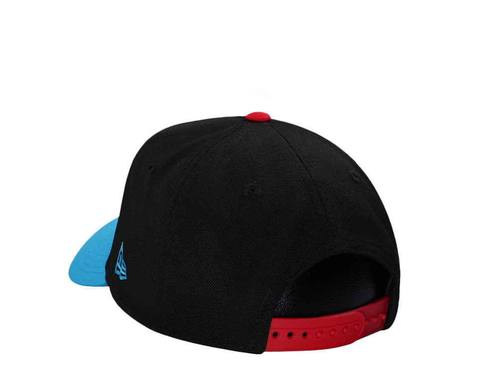 New Era Miami Marlins Black Two Tone Edition 9Forty A Frame Snapback Cap