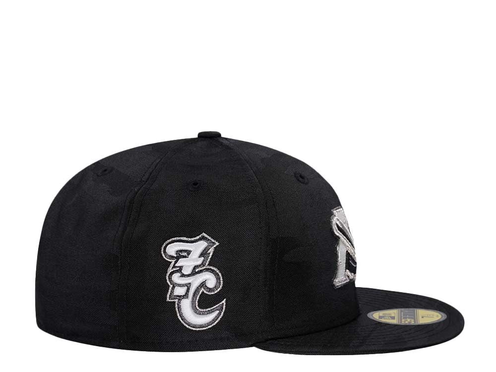 New Era New Hampshire Fisher Cats Midnight Camo Glow Edition 59Fifty Fitted Cap