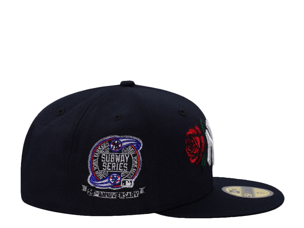 New Era New York Yankees Subway Series Rose Ocean Blue Prime Edition 59Fifty Fitted Cap